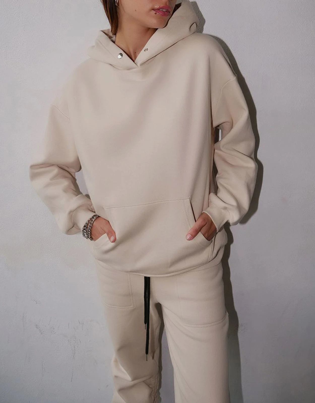 The Range Brushed Contra Terry Snap Hoodie 7 The Range Brushed Contra Terry Snap Hoodie - Image 5