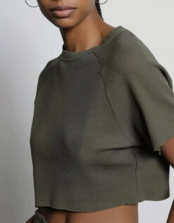 Twenty Montreal Everest Thermal Raglan Cropped Top -Gani Clothing Shop 826231