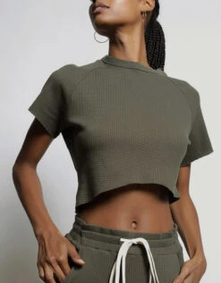 Twenty Montreal Everest Thermal Raglan Cropped Top -Gani Clothing Shop 826233