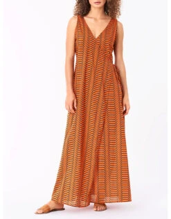 Diane Von Furstenberg DVF X Onia Grace Wrapped Maxi Dress -Gani Clothing Shop 88409